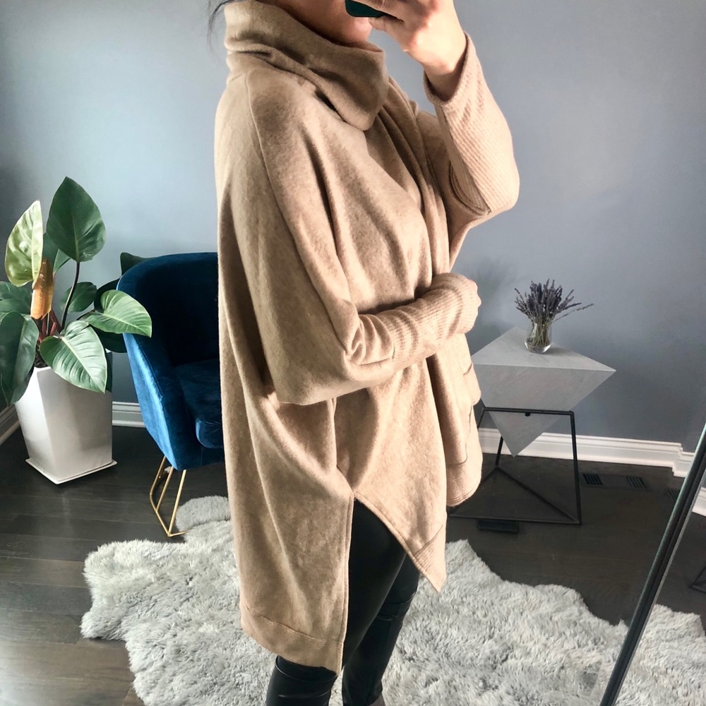 ◾️Julia Carmel Blanket sweater - Picture 4 of 5